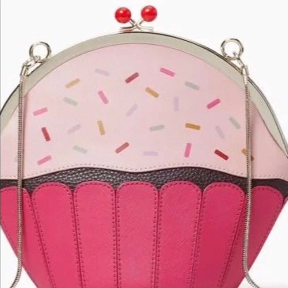 Kate Spade New York Take The Cake Cupcake Crossbody Pink Crossbody
